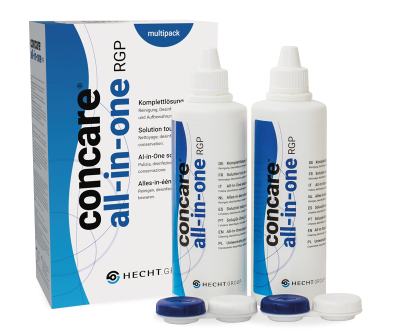 Concare all-in-one Multipack für harte Kontaktlinsen , 2 x 200 ml